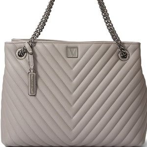 The Victoria Shoulder Tote in Signature